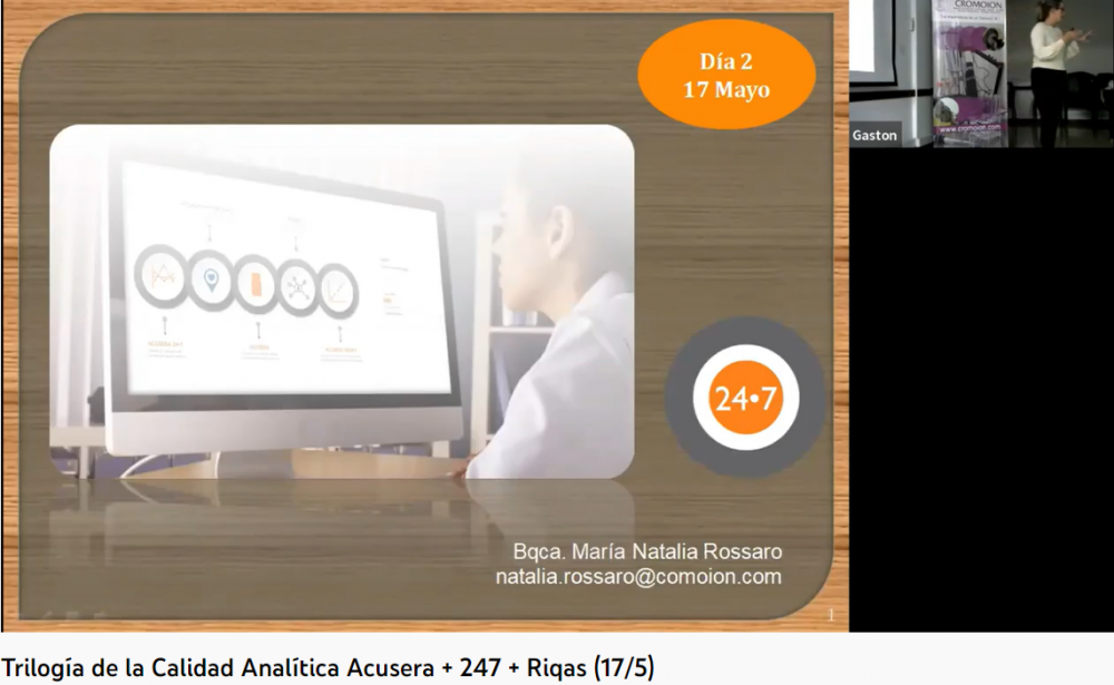 “La Trilogía de la Calidad Analítica Acusera + 247 + Riqas” - Sistema web interlaboratorial (17/5)